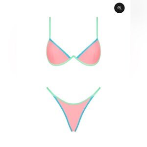 Oneone Amara bikini underwire top in color Tahiti - size medium NWT